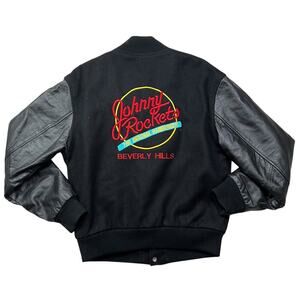VTG RARE MacMurray of California Johnny Rockets Beverly Hills Varsity Jacket - M